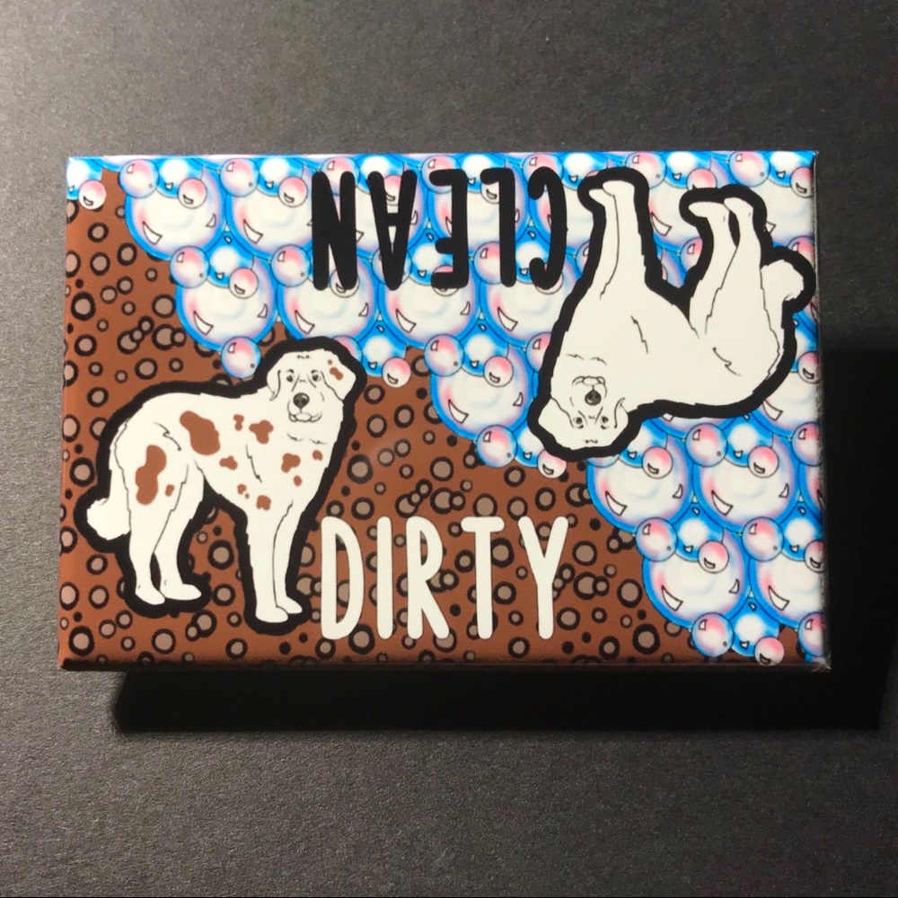 Great Pyrenees Dishwasher Magnet Handmade Dog Gift